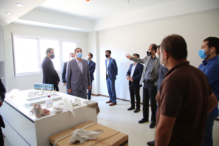 بازدید مدیر عامل گروه مالی بانک از آبشار و المپیک اردیبهشت 1400